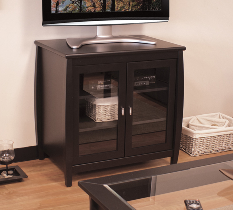 Furniture Store • Mentor Furniture • Techcraft SWD30B Black Tallboy TV